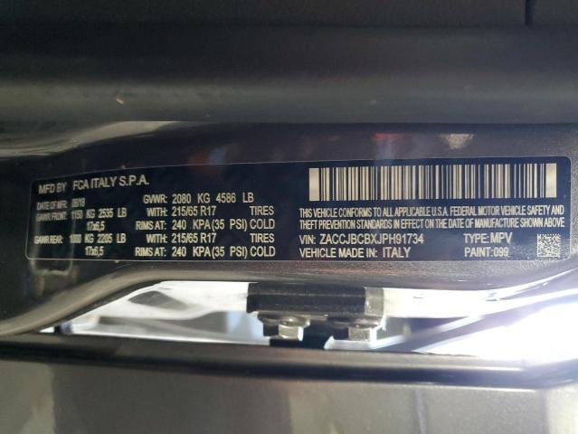 ZACCJBCBXJPH91734 - 2018 JEEP RENEGADE TRAILHAWK BLACK photo 14