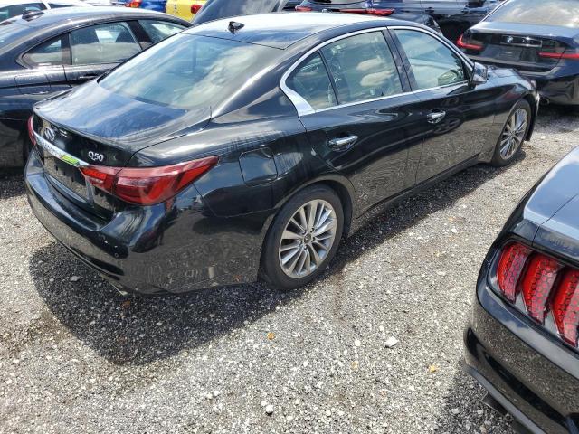 JN1EV7BP4NM311072 - 2022 INFINITI Q50 LUXE BLACK photo 3