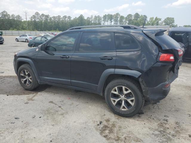 1C4PJMBS6HW551205 - 2017 JEEP CHEROKEE TRAILHAWK BLACK photo 2