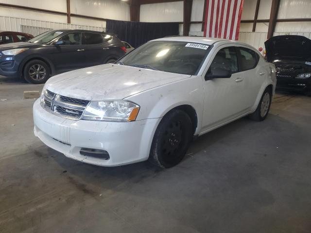 1B3BD4FBXBN563075 - 2011 DODGE AVENGER EXPRESS WHITE photo 1