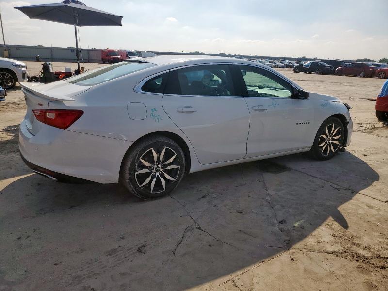 1G1ZG5ST8MF041012 - 2021 CHEVROLET MALIBU RS WHITE photo 3