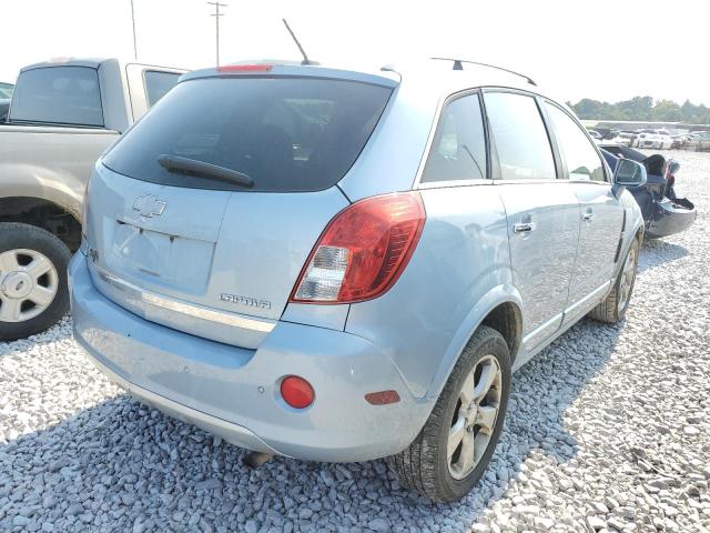 3GNAL4EK3DS637838 - 2013 CHEVROLET CAPTIVA LTZ BLUE photo 4