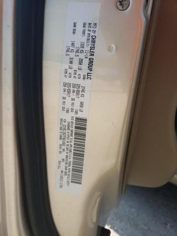 2C4RC1BG7FR610362 - 2015 CHRYSLER TOWN & COU TOURING თაფლისფერი ფოტო 10