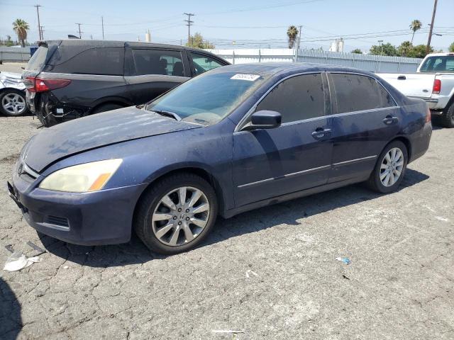 1HGCM66517A052959 - 2007 HONDA ACCORD EX BLUE photo 1