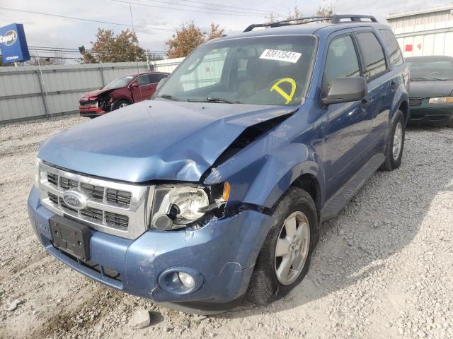 1FMCU03G09KA43227 - 2009 FORD ESCAPE XLT BLUE photo 2