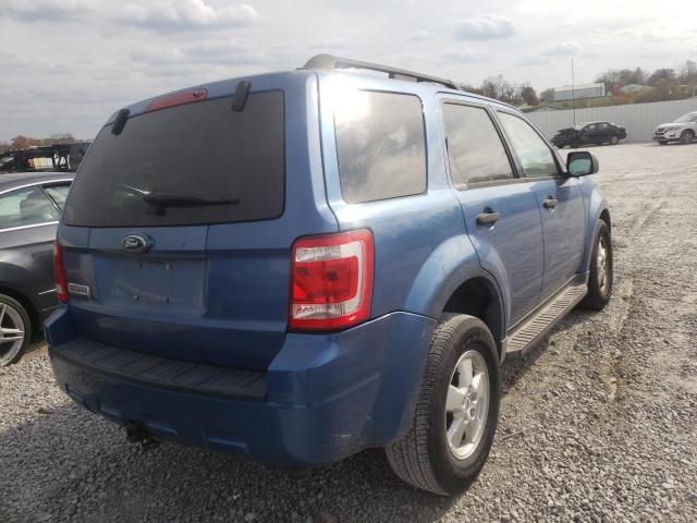 1FMCU03G09KA43227 - 2009 FORD ESCAPE XLT BLUE photo 4