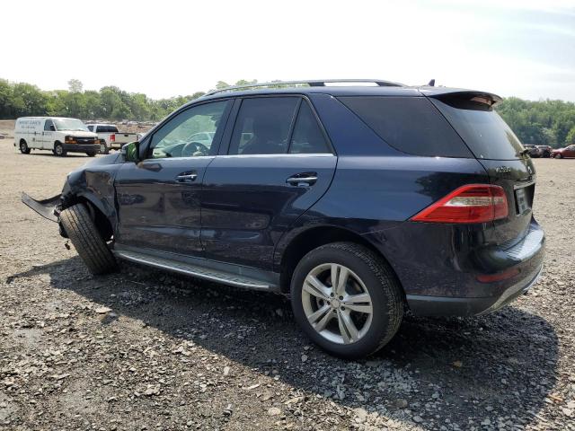 4JGDA5HB2FA529997 - 2015 MERCEDES-BENZ ML 350 4MATIC BLUE photo 2