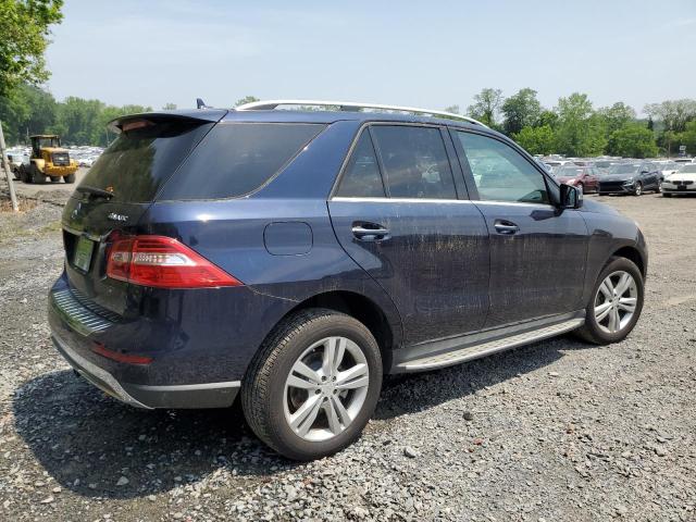 4JGDA5HB2FA529997 - 2015 MERCEDES-BENZ ML 350 4MATIC BLUE photo 3