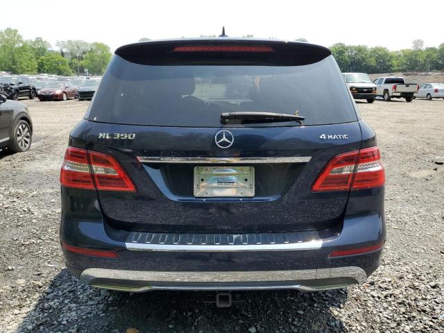 4JGDA5HB2FA529997 - 2015 MERCEDES-BENZ ML 350 4MATIC BLUE photo 6