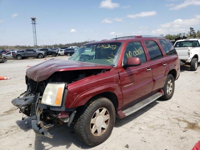 1GYEK63N62R126091 - 2002 CADILLAC ESCALADE LUXURY BURGUNDY photo 2