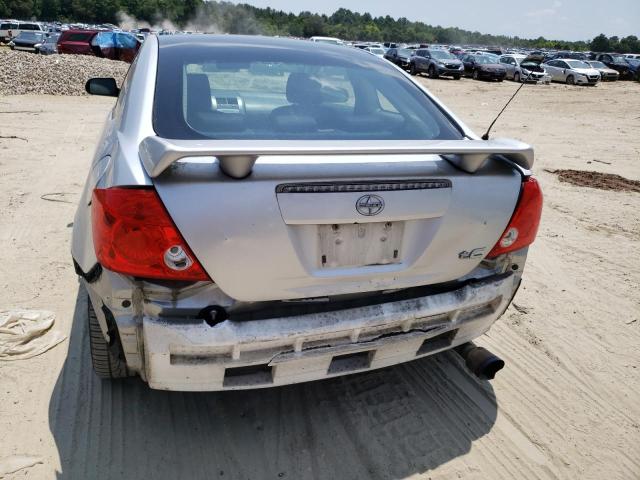 JTKDE167260111681 - 2006 TOYOTA SCION TC ვერცხლისფერი ფოტო 6