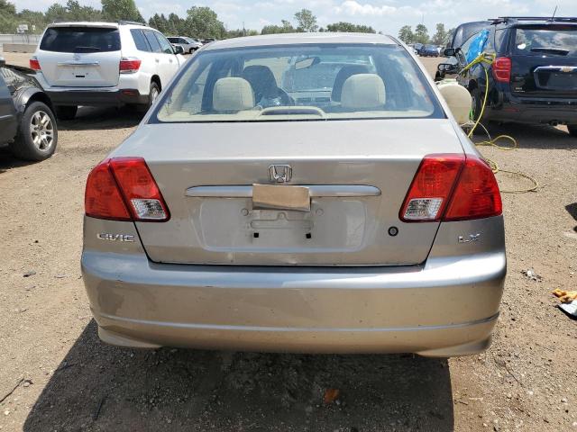 2HGES16584H532902 - 2004 HONDA CIVIC LX BEIGE photo 6