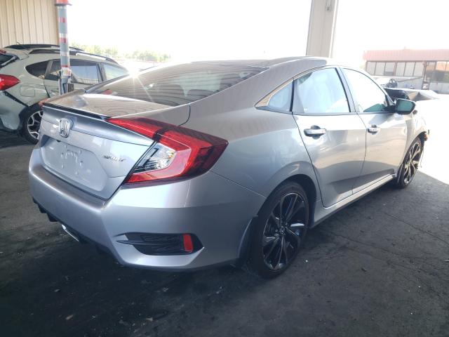 2HGFC2F89MH502552 - 2021 HONDA CIVIC SPORT SILVER photo 4