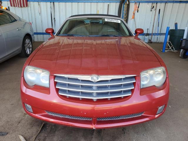 1C3AN65L75X033477 - 2005 CHRYSLER CROSSFIRE LIMITED RED photo 5