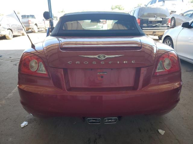 1C3AN65L75X033477 - 2005 CHRYSLER CROSSFIRE LIMITED RED photo 6