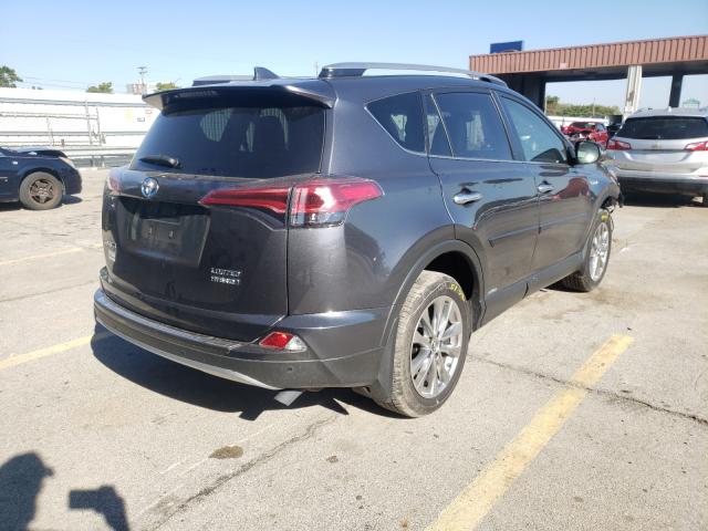 JTMDJREV6JD199038 - 2018 TOYOTA RAV4 HV LIMITED GRAY photo 4