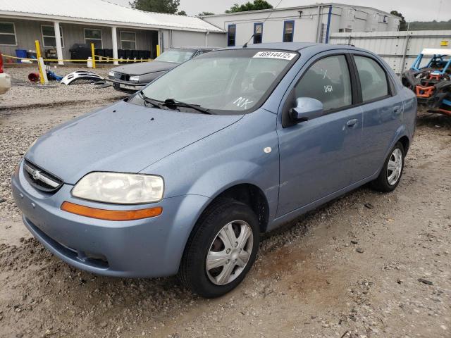 KL1TD56606B618109 - 2006 CHEVROLET AVEO BASE Mavi foto 2