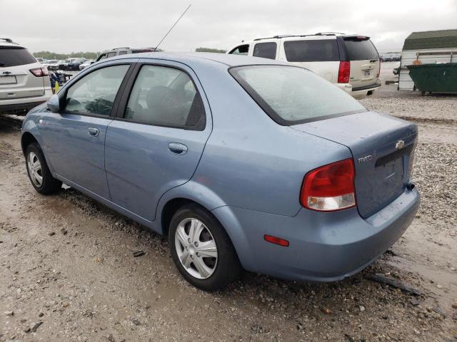 KL1TD56606B618109 - 2006 CHEVROLET AVEO BASE Mavi foto 3