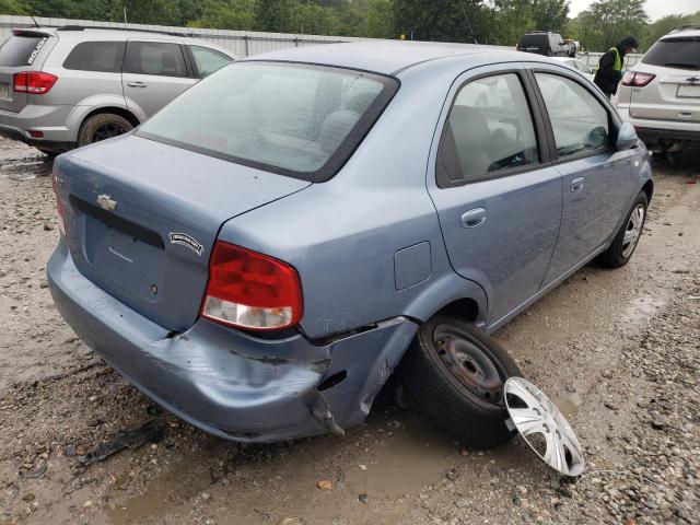 KL1TD56606B618109 - 2006 CHEVROLET AVEO BASE Mavi foto 4