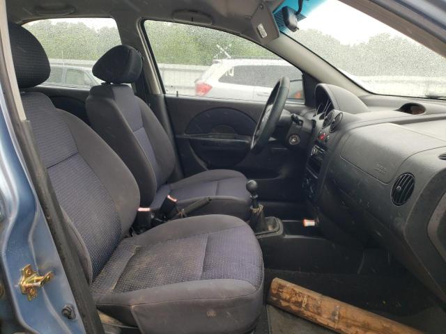 KL1TD56606B618109 - 2006 CHEVROLET AVEO BASE Mavi foto 5