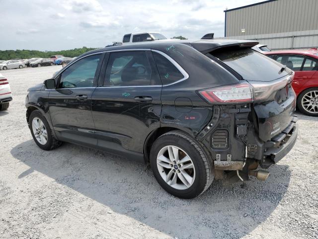 2FMTK3J87FBB89018 - 2015 FORD EDGE SEL BLACK photo 2