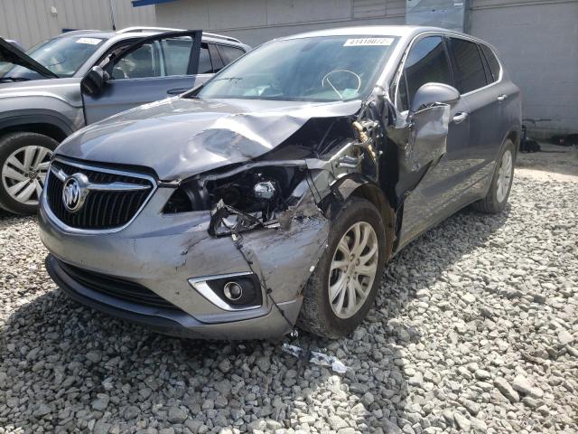 LRBFXBSAXKD019401 - 2019 BUICK ENVISION PREFERRED GRAY photo 2