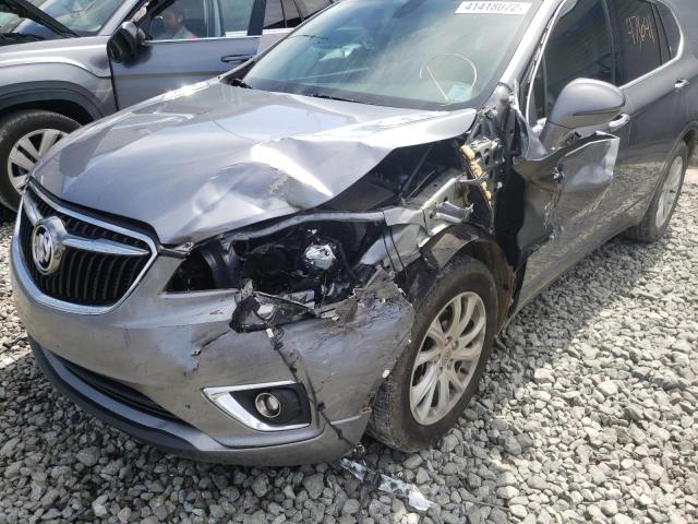 LRBFXBSAXKD019401 - 2019 BUICK ENVISION PREFERRED GRAY photo 9