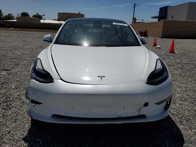 5YJ3E1EA1NF374227 - 2022 TESLA MODEL 3 WHITE photo 5