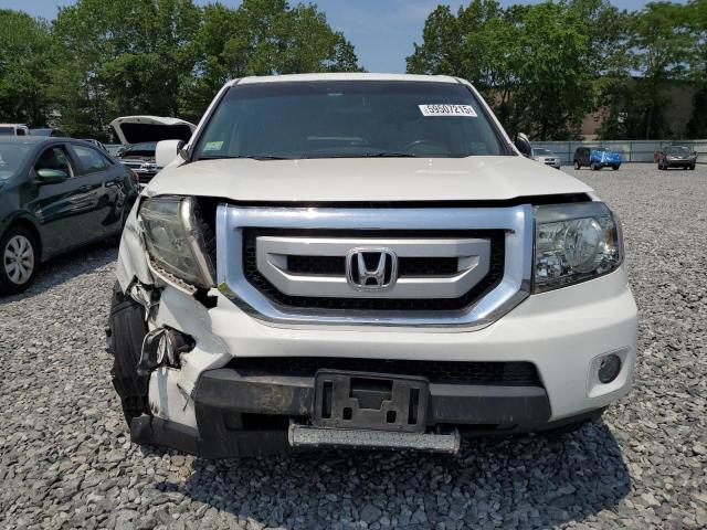 5FNYF48539B022887 - 2009 HONDA PILOT EXL WHITE photo 5