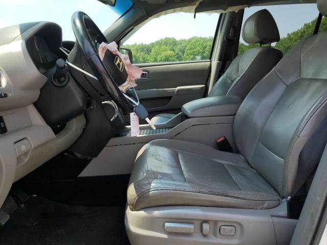 5FNYF48539B022887 - 2009 HONDA PILOT EXL WHITE photo 7