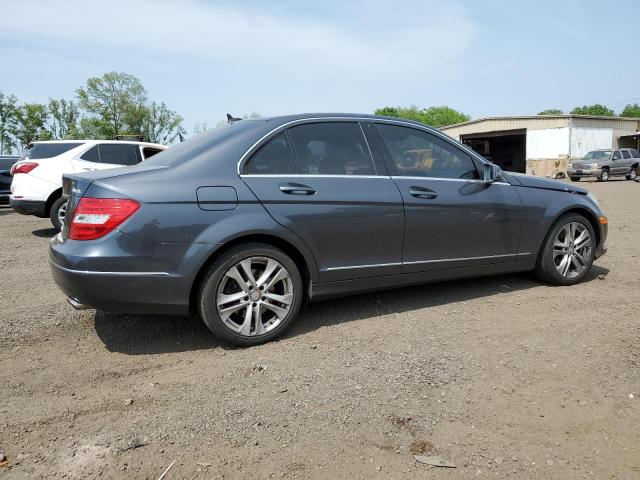 WDDGF8AB8DR250024 - 2013 MERCEDES-BENZ C 300 4MATIC GRAY photo 3
