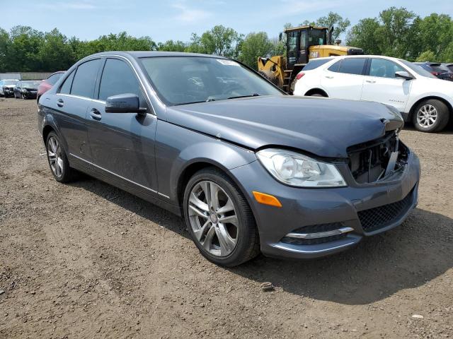 WDDGF8AB8DR250024 - 2013 MERCEDES-BENZ C 300 4MATIC GRAY photo 4