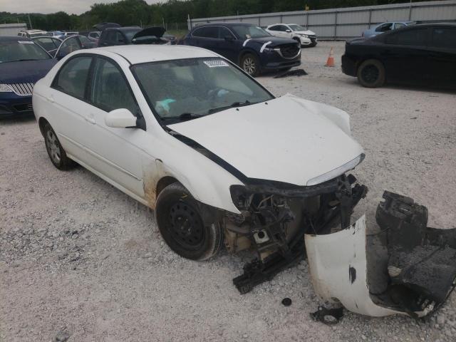 KNAFE221495585613 - 2009 KIA SPECTRA EX WHITE photo 1