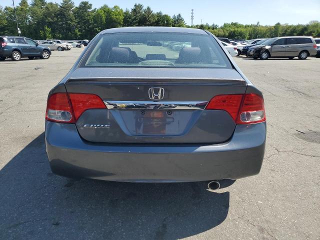 2HGFA16689H311047 - 2009 HONDA CIVIC LX-S GRAY photo 6