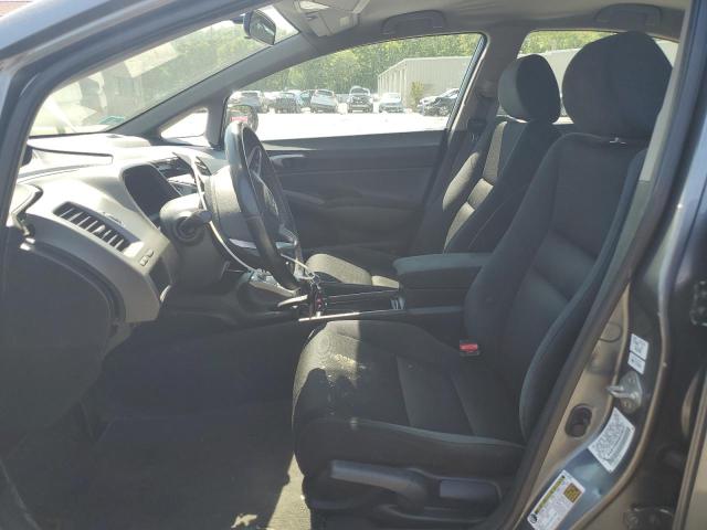 2HGFA16689H311047 - 2009 HONDA CIVIC LX-S GRAY photo 7