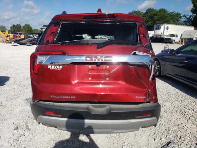 1GKKNULS1MZ149196 - 2021 GMC ACADIA SLT RED photo 6