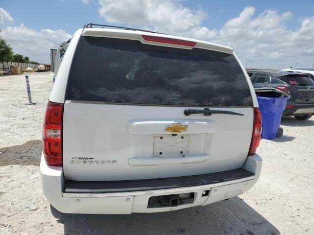 1GNSKKE7XDR238564 - 2013 CHEVROLET SUBURBAN K1500 LTZ WHITE photo 6