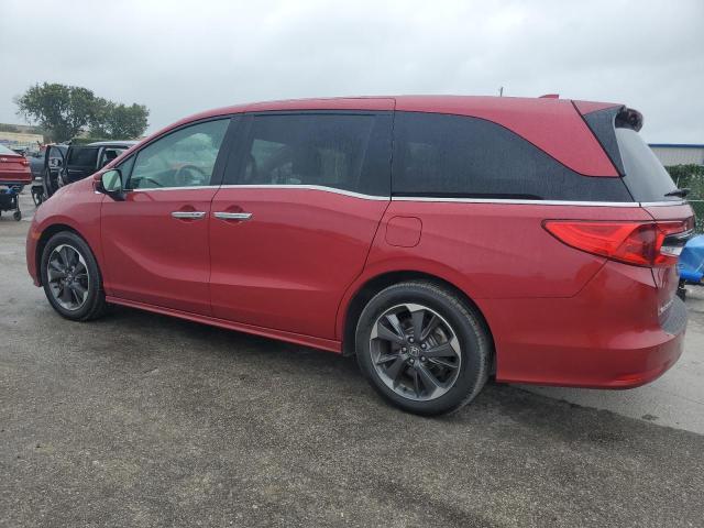 5FNRL6H95NB044072 - 2022 HONDA ODYSSEY ELITE RED photo 2