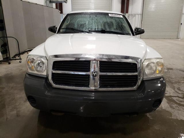 1D7HW22K76S695110 - 2006 DODGE DAKOTA ST WHITE photo 5