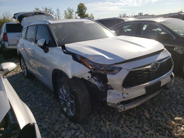 5TDXBRCH6MS021016 - 2021 TOYOTA HIGHLANDER HYBRID LIMITED WHITE photo 1