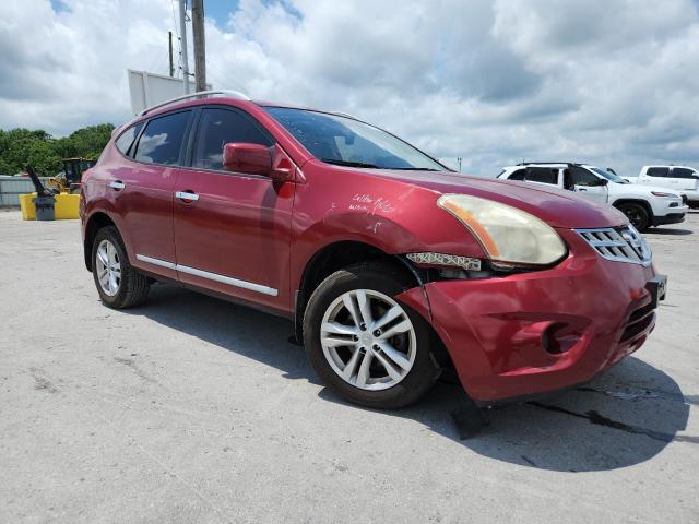 JN8AS5MT8DW021413 - 2013 NISSAN ROGUE S RED photo 4