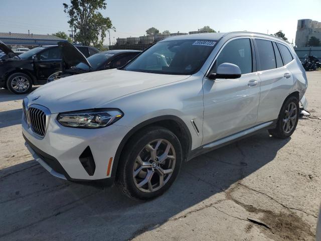 5UX53DP05N9L73157 - 2022 BMW X3 XDRIVE30I WHITE photo 1