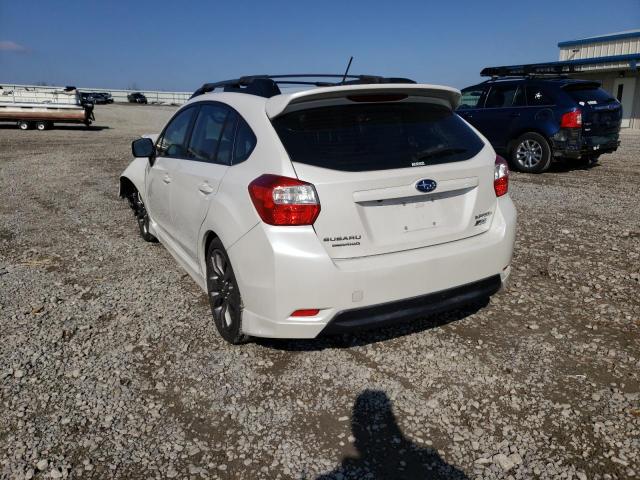 JF1GPAU61E8228585 - 2014 SUBARU IMPREZA SPORT LIMITED WHITE photo 3