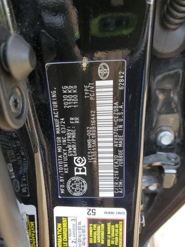 4T1S11AK1RU916442 - 2024 TOYOTA CAMRY SE NIGHT SHADE BLACK photo 13