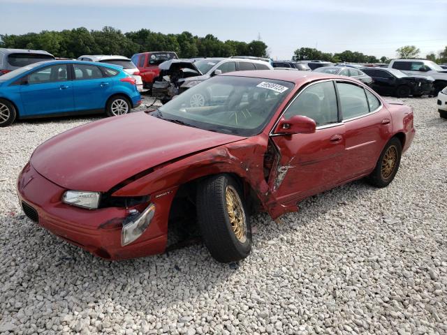 1G2WJ52K9VF242653 - 1997 PONTIAC GRAND PRIX SE RED photo 1