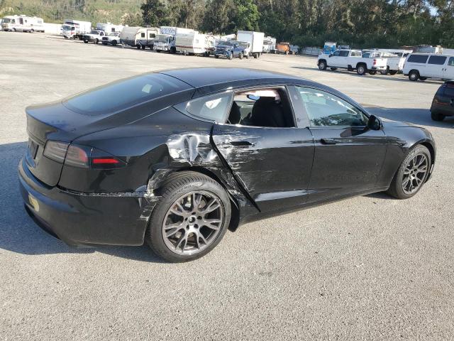 5YJSA1E55NF473448 - 2022 TESLA MODEL S შავი ფოტო 3