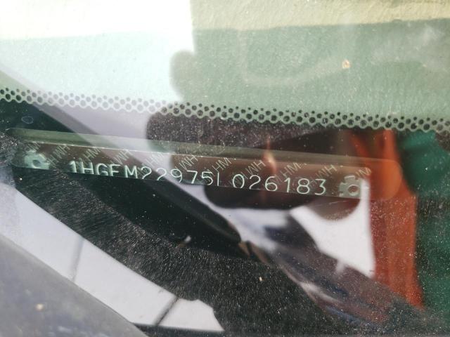 1HGEM22975L026183 - 2005 HONDA CIVIC EX 蓝色 照片 12