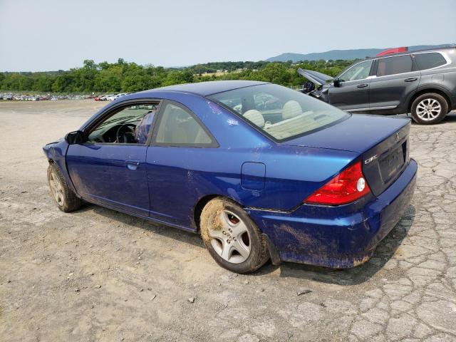 1HGEM22975L026183 - 2005 HONDA CIVIC EX 蓝色 照片 2