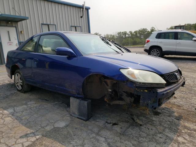 1HGEM22975L026183 - 2005 HONDA CIVIC EX 蓝色 照片 4