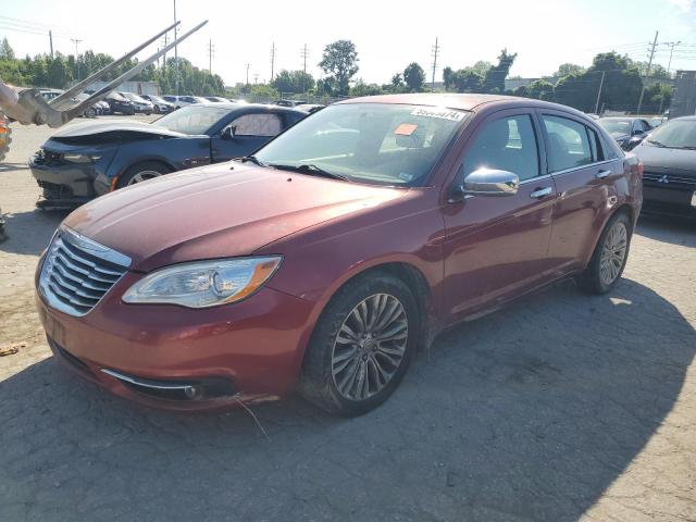 1C3CCBCGXCN122255 - 2012 CHRYSLER 200 LIMITED MAROON photo 1